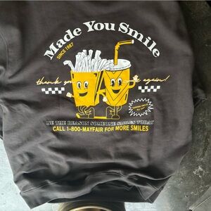 Mayfair group made you smile crewneck sweater